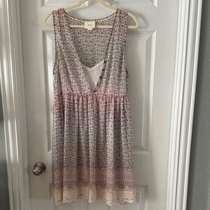 Maeve Multicolored Floral Mini Dress